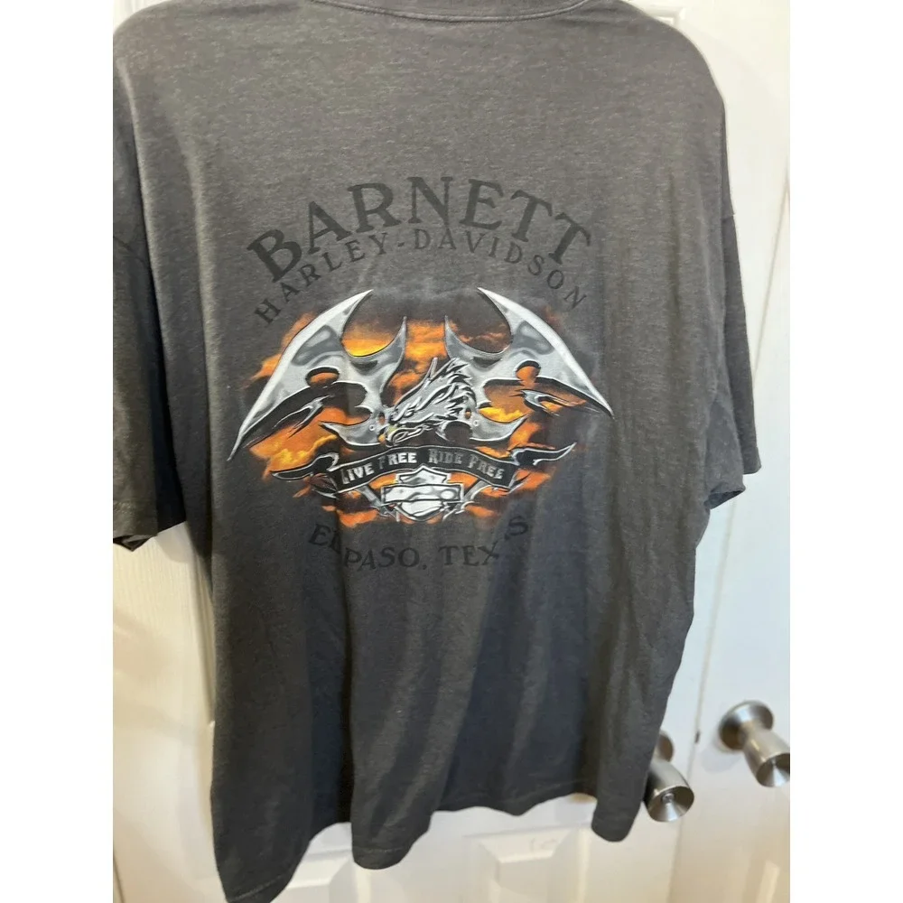HARLEY DAVIDSON Men's Short Sleeve‎ XL El Paso TX Cotton T-Shirt